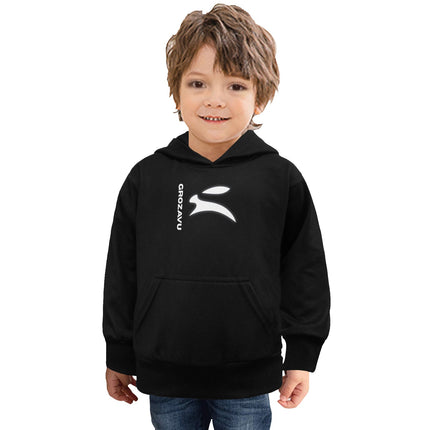 Boys Black Hoodie – Grozavu Bold Edition