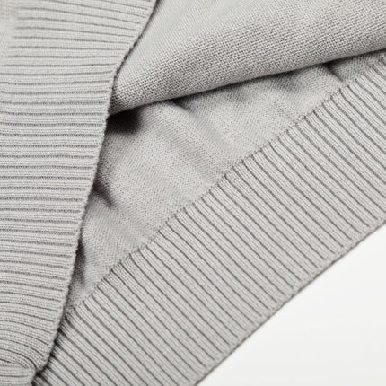 Suéter de punto de calle de cuello alto – Corte holgado