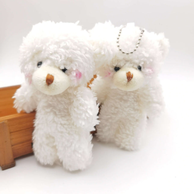 Shy Blush Bear Plush Keychain