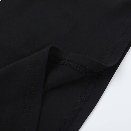 Lace Patchwork VNeck Top – Slim Fit fabric detail showcasing smooth texture and soft stretch.