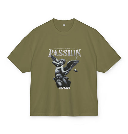 Unisex Ultra Heavy Cotton Box Tee - 'Passion' Graphic Tee for Art Lovers