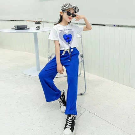 Girls' Wide-leg Pants Suit at €22.99