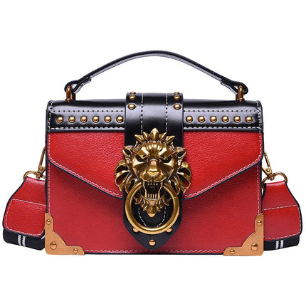 Retro Pu Handbag Single Shoulder Crossbody Bag