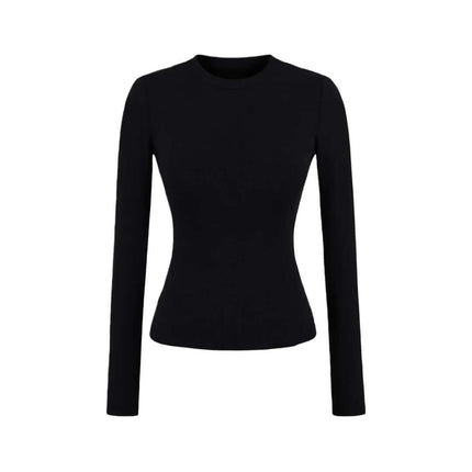 Haut à manches longues ajusté avec rembourrage élastique