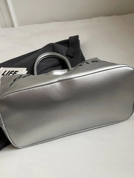 BESSERES LEBEN PU-Leder Tragetasche