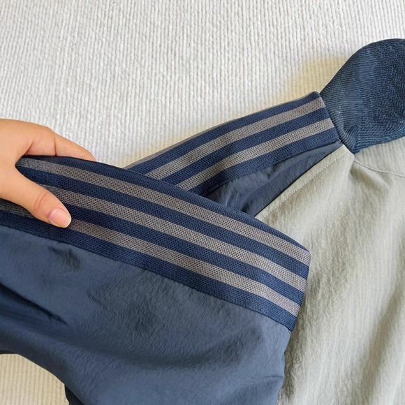 Retro Three-Stripe Raglan Sleeve Patchwork Stand Collar Sports Jacket Trendy Small Brand Loose Casual Outerwear Autumn Winter