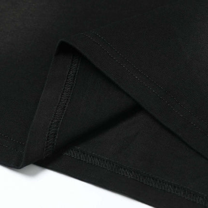 Washed Spray Print T-Shirt – Loose Fit showing premium soft cotton blend fabric and relaxed stitching detail.