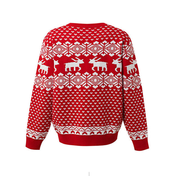 “Maglione casual a collo rotondo”