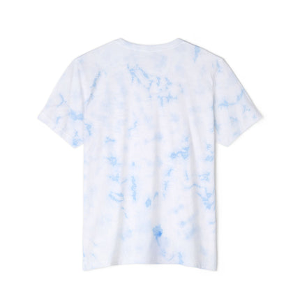 Unisex Tie-Dye T-Shirt with Grave Logo for Trendy Fashion Lovers
