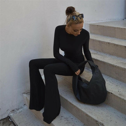 Grozavu Women's Long-Sleeve Backless Jumpsuit at €59.00