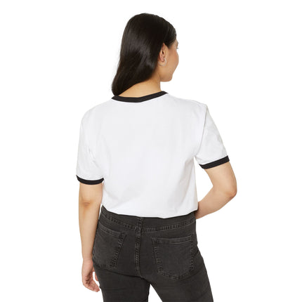 Unisex Cotton Ringer T-Shirt - 'Move On' Graphic Tee for Casual Style