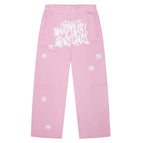 Pantaloni lunghi rosa / S