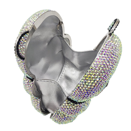 Crystal Bear Evening Party Bag