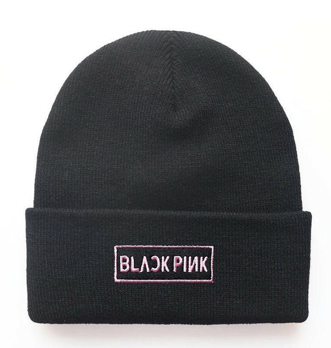 Grozavu's Trend Blackpink Star Embroidered Knitted Hat at €16.99