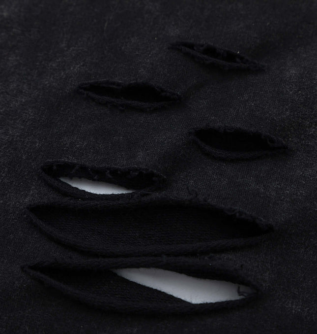 Cross Pendant Long Sleeve Sweater styling detail - Premium Streetwear