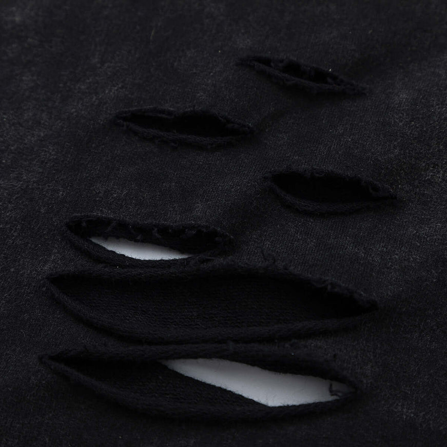 Cross Pendant Long Sleeve Sweater styling detail - Premium Streetwear