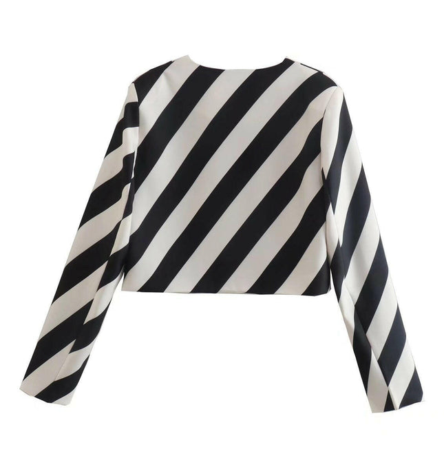 Stay Stylish! Spring & Summer Stripe Coat at €35.99