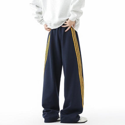 Pantalons à trois bandes lourds - Coupe ample