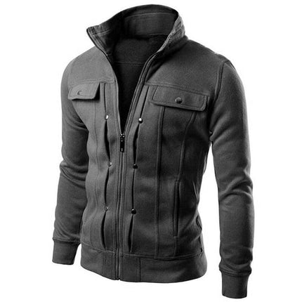 Cardigan Multi Button Hoodies Men Fashion Tracksuit at €53.99