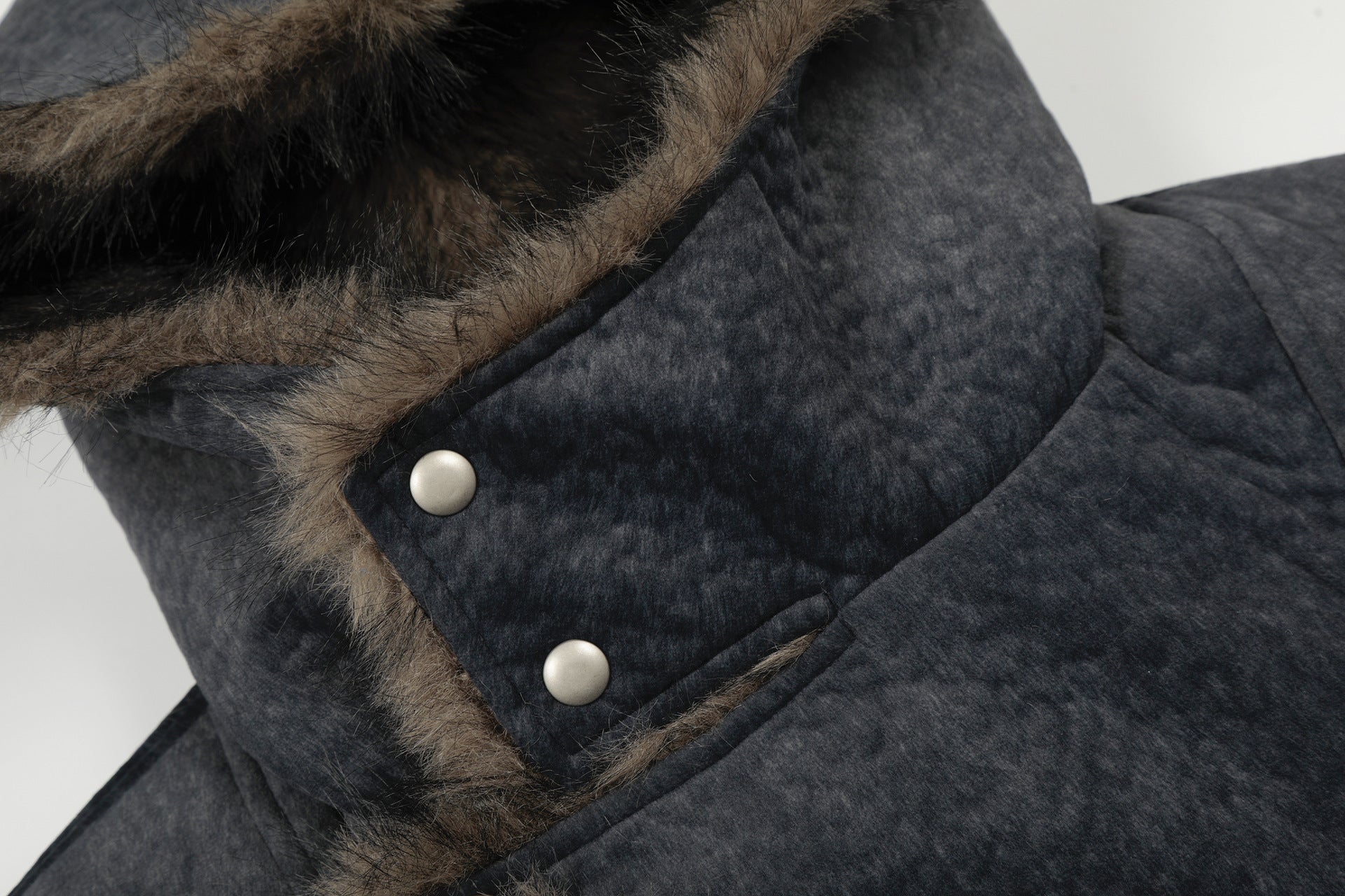 Cotton collar jacket with cotton jacket