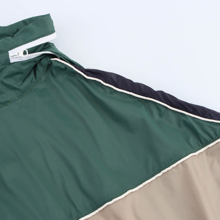 Color Block Jacket and Long Pants Set