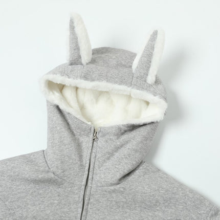 Street Fashion Zipper Hooded Sweatshirt for Men