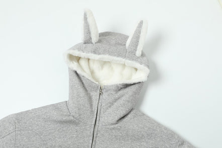 Street Fashion Zipper Hooded Sweatshirt for Men