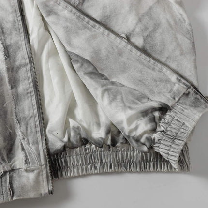 Spray Paint Spliced Jacket – Casual Fit