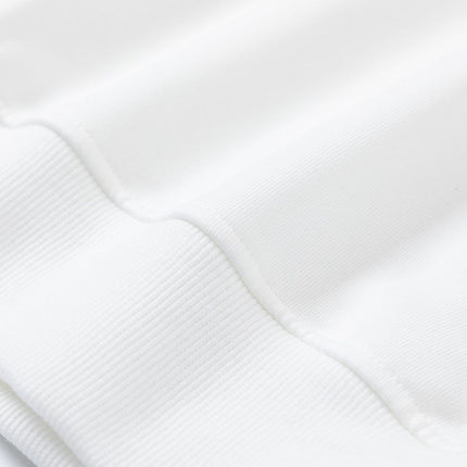 Christmas Reindeer Print Medium-Length Hoodie