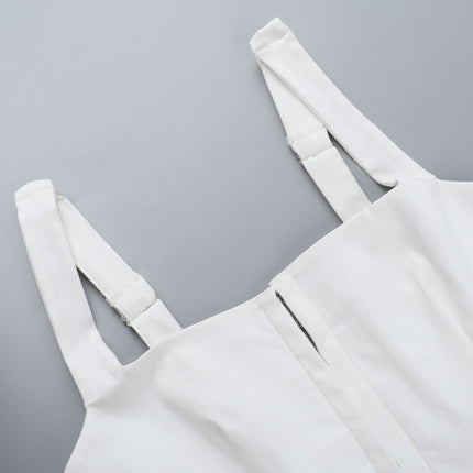 Camiseta sin mangas ajustada con cinturilla