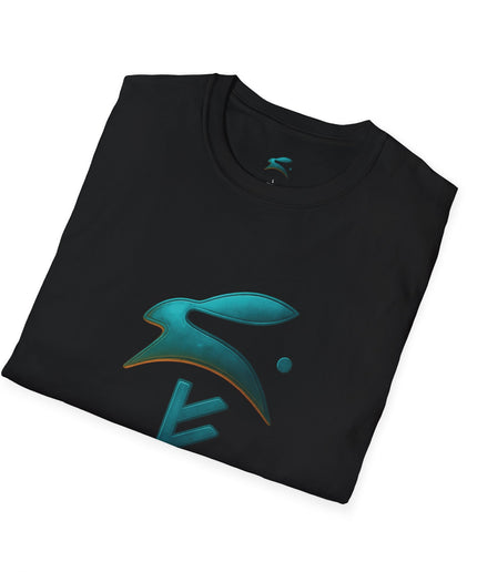 Glückliches T-Shirt Grozavu | FEHU Rune Energie Tee