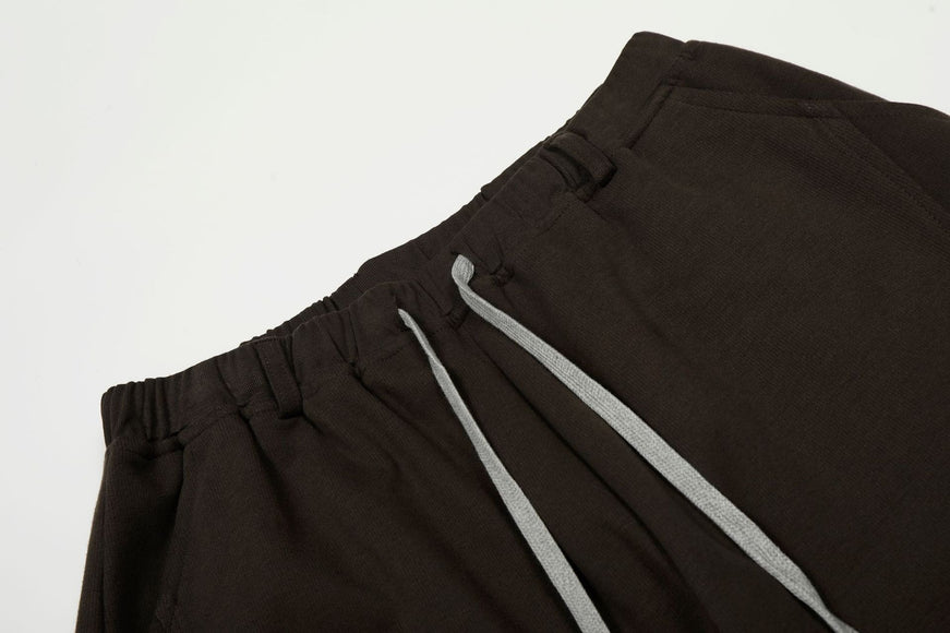 Pantalons pour hommes à jambes larges, coupe ample, design uni, style vintage