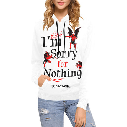 Women's All Over Print Hoodie (Model H13)