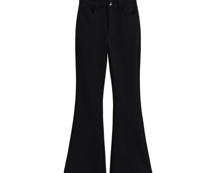 High Elastic Micro Flare Casual Pants