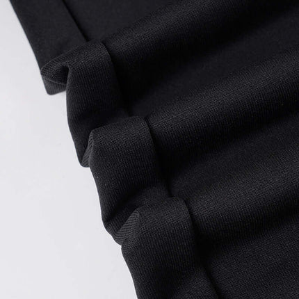 Pantalones Deportivos Casuales Negros – Corte Suelto