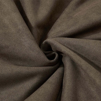 Close-up of soft brown fabric showcasing texture, ideal for crafting garments like the Patchwork Fleece Rabbit Ear Jacket - Loose Fit.