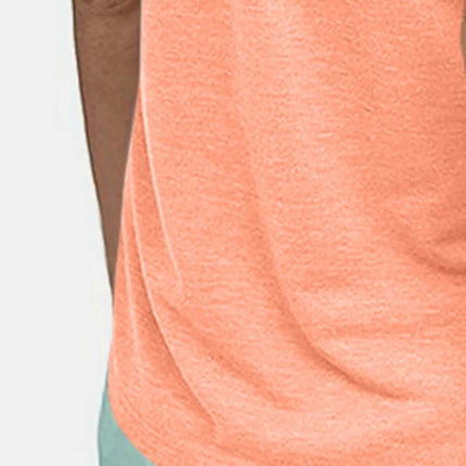 Camiseta sin mangas de algodón de corte ajustado con escote redondo