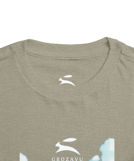 Kurzarm-T-Shirt für Kleinkinder | Grozavu Design