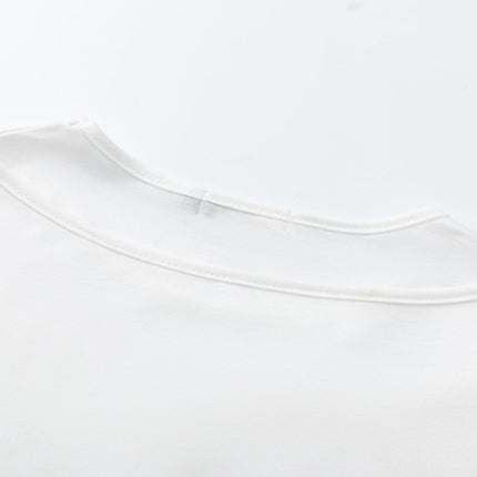 Tricou cu mâneci lungi, ajustat, deconstruit