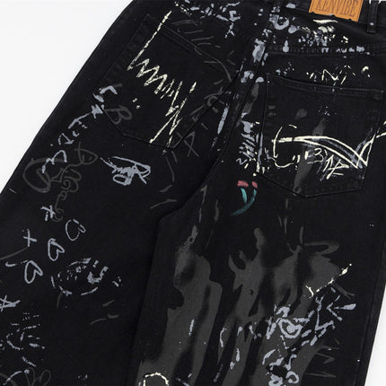 Chic Streetwear: Casual Printed High-Waist Jeans at €49.00