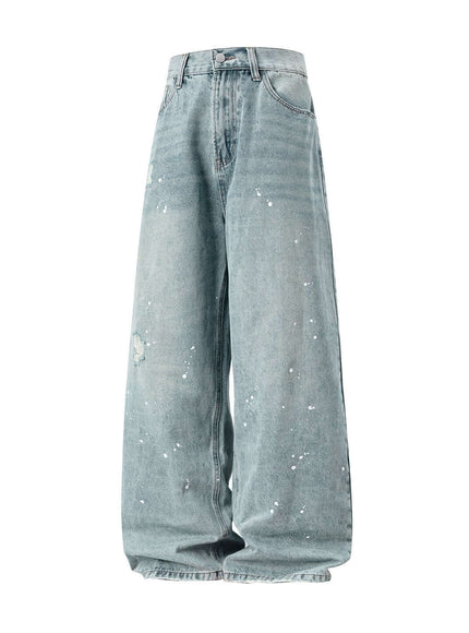 Model wearing Black ripped jeans by Grozavu