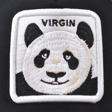 Grozavu's Panda Embroidered Mesh Baseball Cap: Thickened and Personalized at €22.99