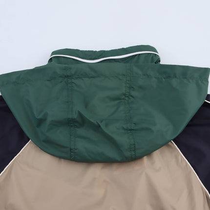 Color Block Jacket and Long Pants Set