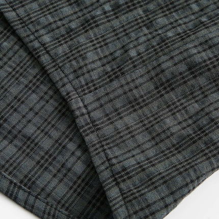 Chemise à carreaux en blocs de couleur – Coupe ample