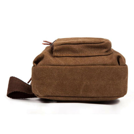 Grozavu Men's Canvas Messenger Bag - Casual Military Style at €69.00