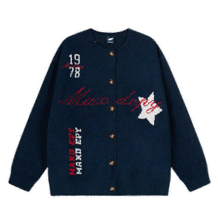 Exclusive Jacquard Knit Sweater urban aesthetic - Image 6