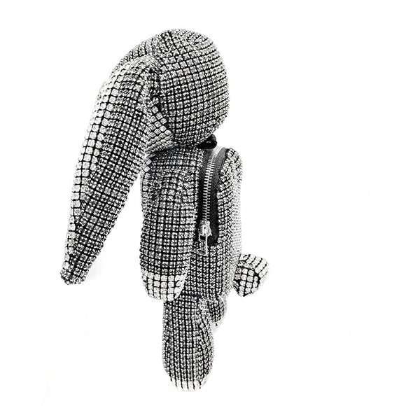 Modische Cartoon süße Kaninchen Diamant Tasche Diamant Handtasche Münz Schlüssel Handtasche