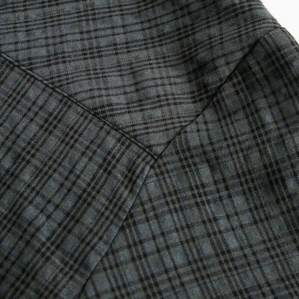 Chemise à carreaux en blocs de couleur – Coupe ample