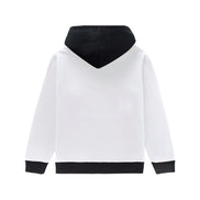 Mädchen Weißer Hoodie – Grozavu Classic Edition