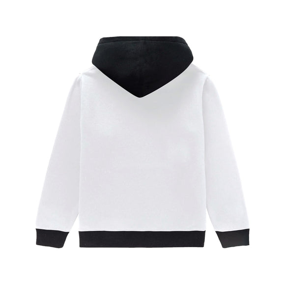 Felpa Bianca per Ragazze – Grozavu Classic Edition